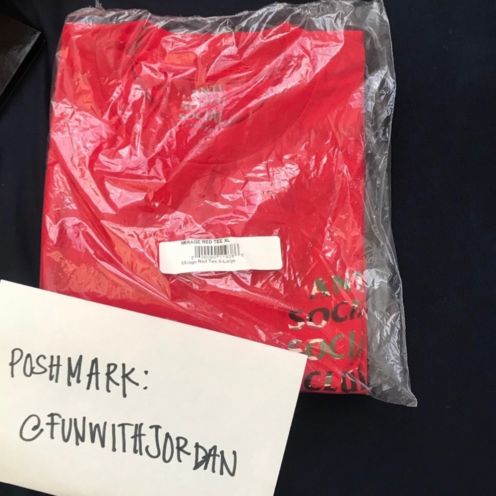 Authentic Anti Social Social Club ASSC Mirage Tee